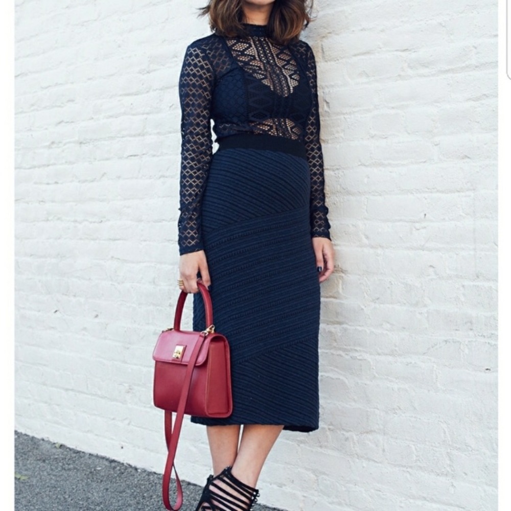 Anthropologie Moth sweater Skirt